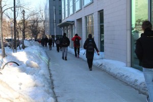 达尔豪斯的人行道上完全没有冰。照片:哈利法克斯审查员