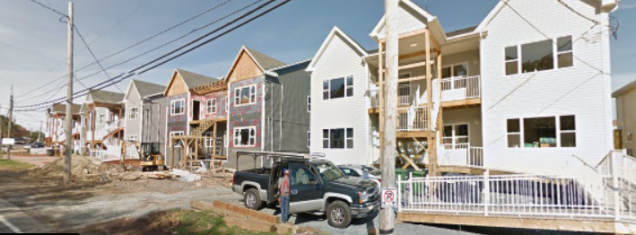 七个房子的照片