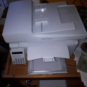 惠普打印机照片。