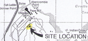 新斯科舍Pictou县Abercrombie Point坎索化学品退役的详细地图来自Dillon咨询公司2000年的报告