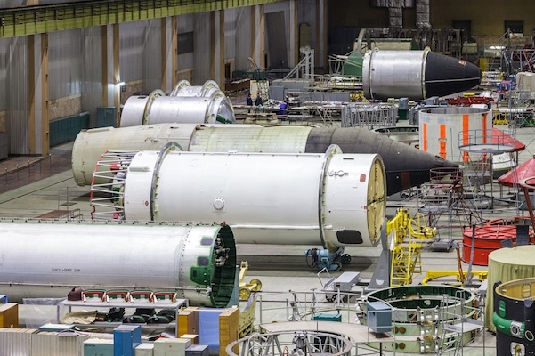 乌克兰火箭厂。照片