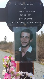杰弗瑞·麦高恩的路边纪念碑