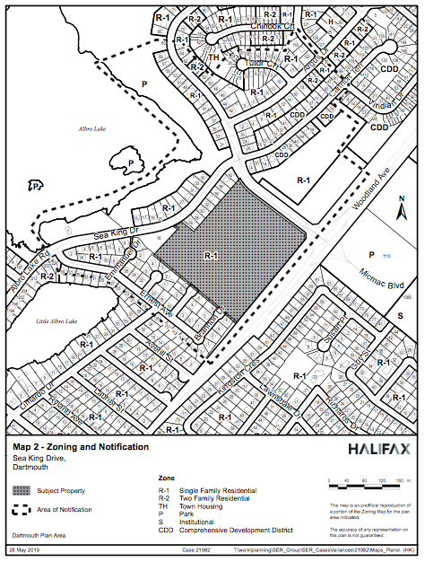 拟议发展的地图
