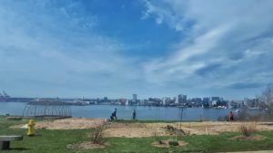 俯瞰哈利法克斯海港的伍德赛德花园