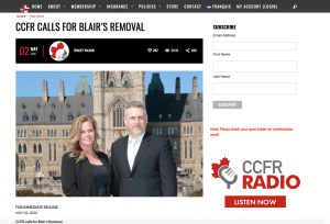 CCFR网站Tracey Wilson和Rod Giltaca