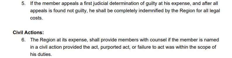 摘自哈利法克斯警察工会集体协议