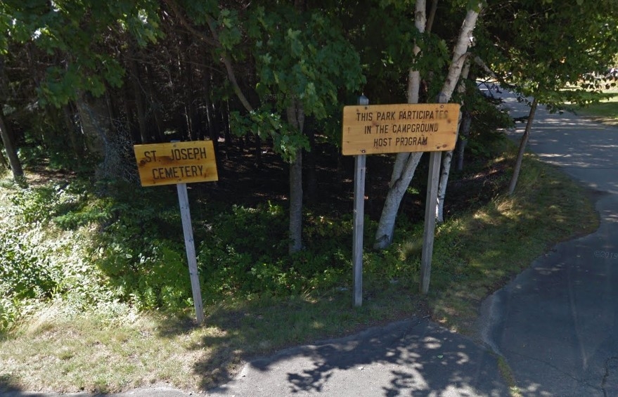 圣约瑟夫公墓和省级公园露营地标志