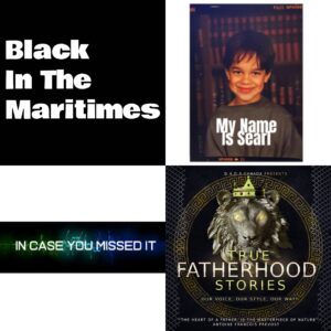 Maritimes播客主页上的黑色图片