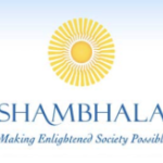 香巴拉的标志，是淡蓝色天空上的黄色太阳