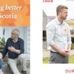 两个候选人海报的细分市场。