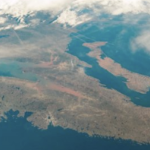 Nova Scotia and PEI seen from space.