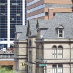 A view of City hall looking down Duke Street.
