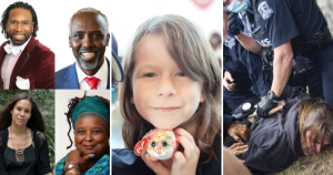 Several pics from this week: Four Black people who should be considered for cabinet, a 10-year-old girl who was pepper-sprayed by police, and several cops pinning a man to the ground