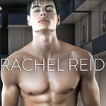 一个没有衬衫的肌肉肌肉愉快的年轻人