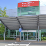The front door of the Cobequid Community Health Centre's emergency department.