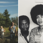Two of the publicity shots from the FIN Festival, showing two Indigenous boys, and Rocky and Joan Jones
