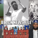 A collage of photos of Black people from the Black News File.
