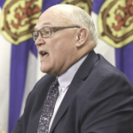 Dr. Robert Strang at a COVID briefing on September 4 2021