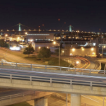 Cogswell Interchange at night