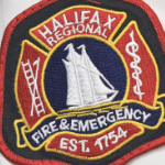 哈利法克斯地区火灾和应急中心的刺绣标志