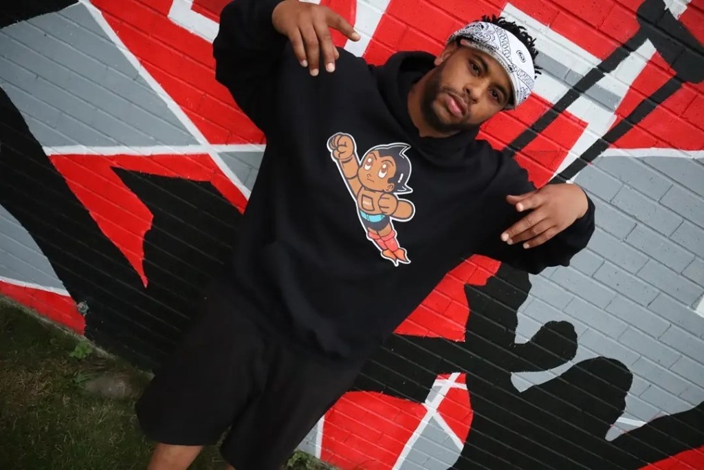 A photo of Nova Scotia R and B artist Kaleb Simmonds.