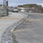 A road in Peggy's Cove