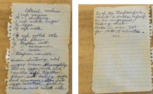 燕麦饼干的手写食谱