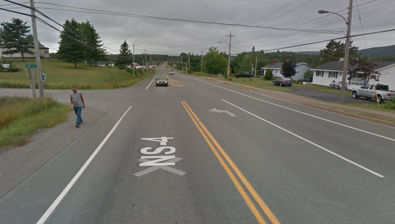 一个人走在路上