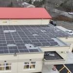 在消防局Foom的太阳能电池板