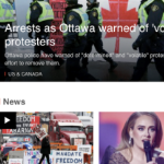 BBC网站上各种文章的截图