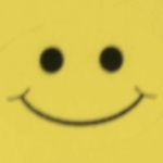 a yellow happy face