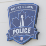the blue and white crest on the Halifax Regional Police building