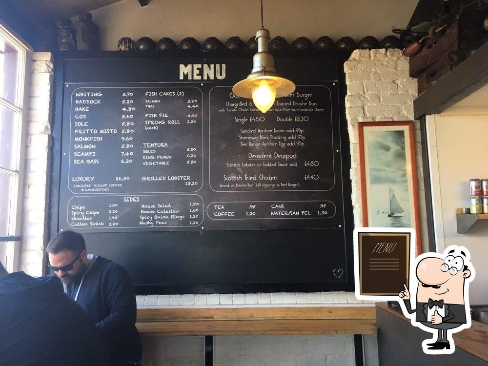 餐馆里的菜单板