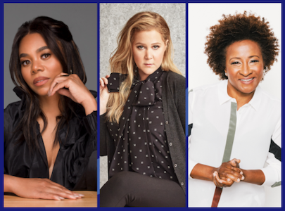 Three famous comedians: Two Black women and a white woman