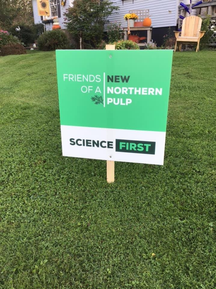 新北方纸浆之友的新标语写着“科学第一”