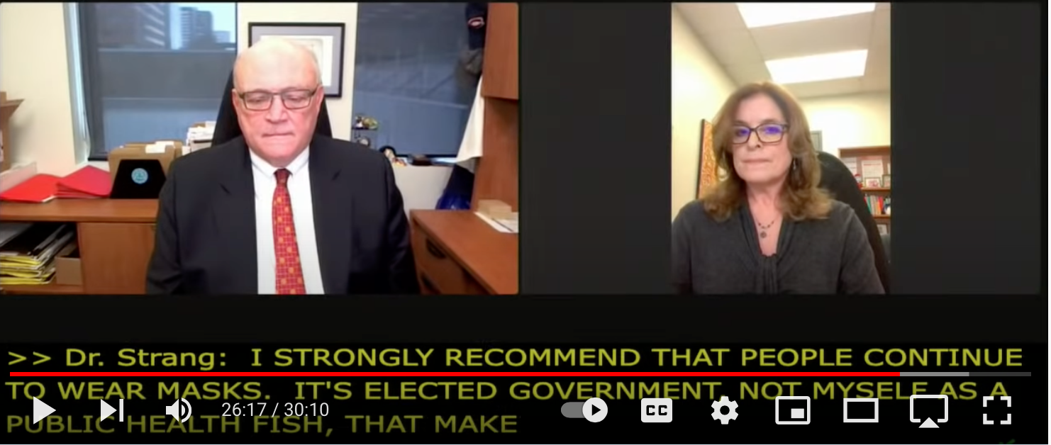 一男一女出现在视频屏幕上