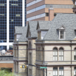 俯瞰杜克街的哈利法克斯市政厅