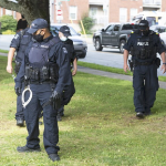 Halifax cops checking the grass
