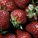 郁郁葱葱的草莓