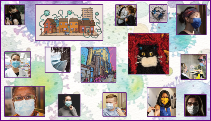 以前covid文章中使用的图像集合